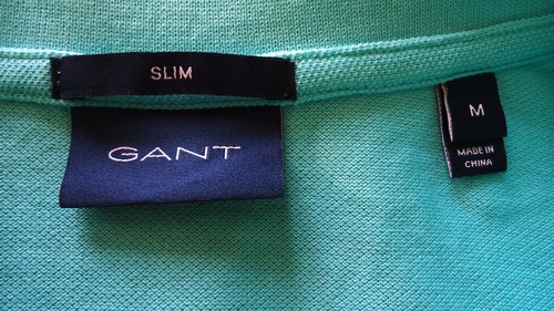 Polo uomo GANT taglia M slim manica corta verde NUOVA - Foto 9 di 11