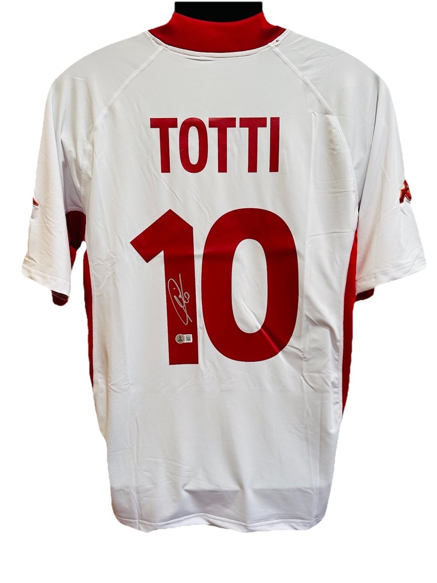 Francesco Totti Signed AS Roma Away Jersey Beckett Witnessed