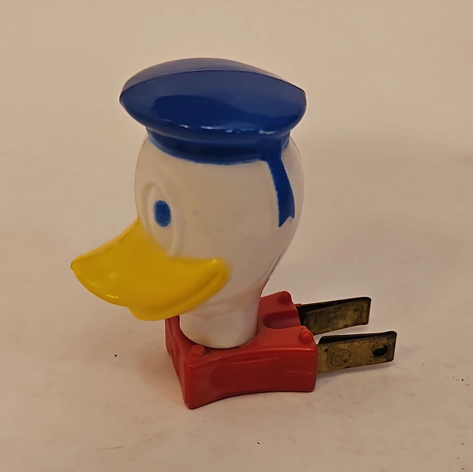 Pato Donald De Colección Walt Disney Luz Nocturna Enchufable Funcionando ¡SE ENCIENDE! Foto 4 de 4