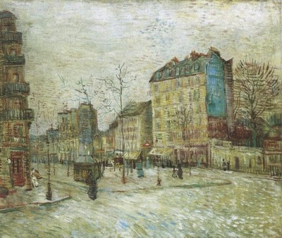 Vincent van Gogh 329 Clichy S Boulevard Paris 1887 Kunstdruck Poster Leinwand Wand