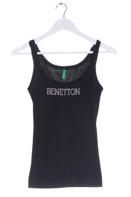 UNITED COLORS OF BENETTON Camisole Damen Top Gr. DE 34 schwarz Casual-Look
