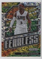 2022-23 Panini Prizm Fearless Fast Break Prizm Allen Iverson #3 HOF 15ej