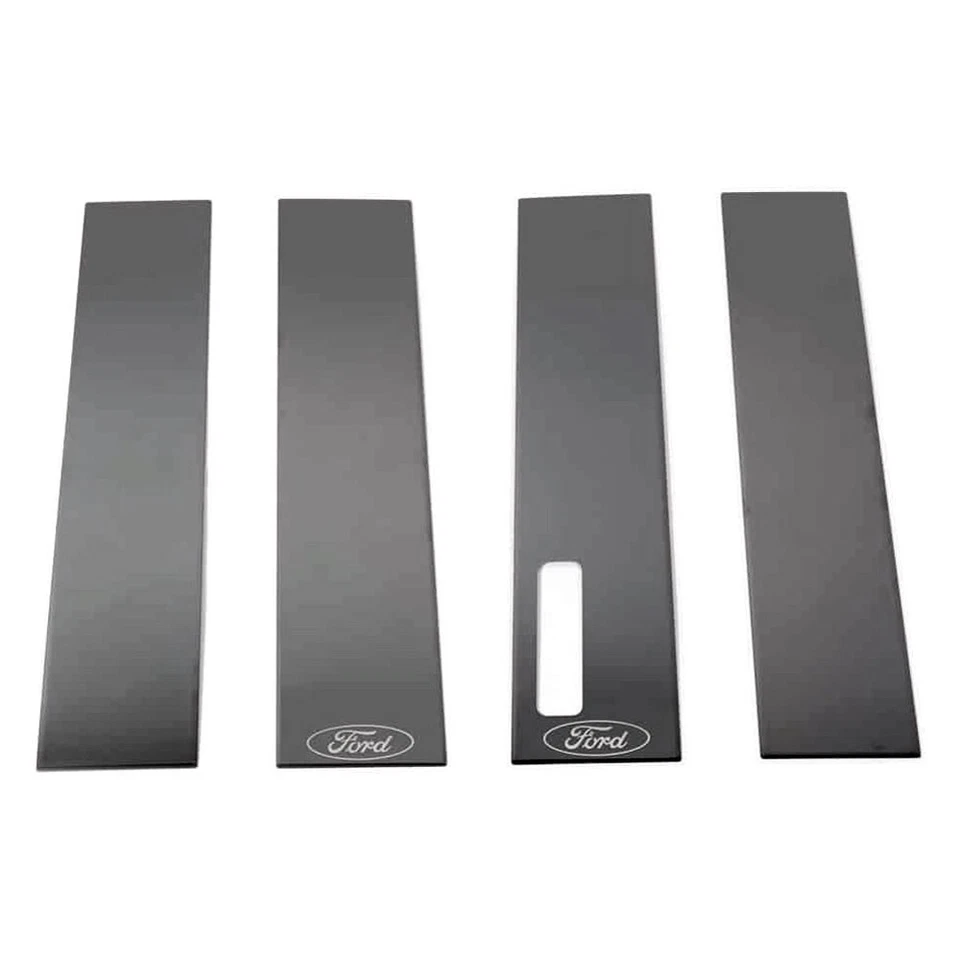 For Ford F-150 2004-2014 Putco Ford Licensed Black Platinum Pillar Posts Foto 3 de 4