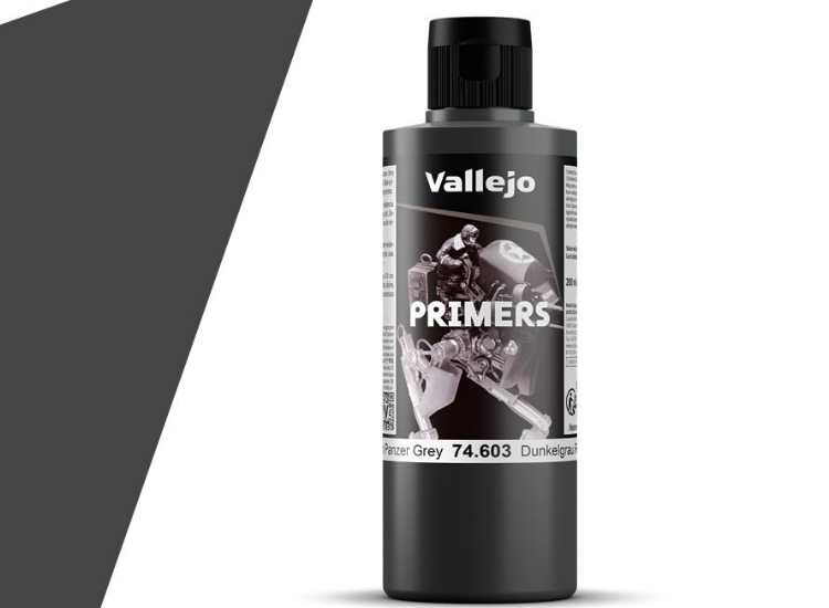 Vallejo VA74603 200ml - Acrylic Polyurethane - Primer German Panzer Grey