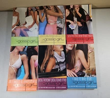 GOSSIP GIRL Series BOOKS Cecily von Ziegesar Paperback Lot of 6