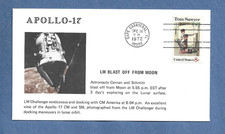 APOLLO 17 LM BLAST OFF FROM MOON DEC 14,1972 CAPE SPACE COVER NASA