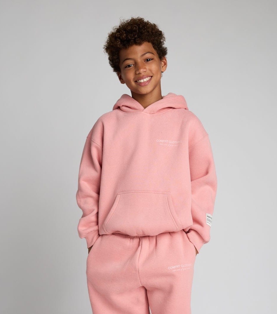 COMFRT - KIDS You Matter Hoodie in Mauve - Size Small