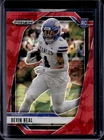 2025 Panini Prizm Draft Picks Football Red Ice Devin Neal #43