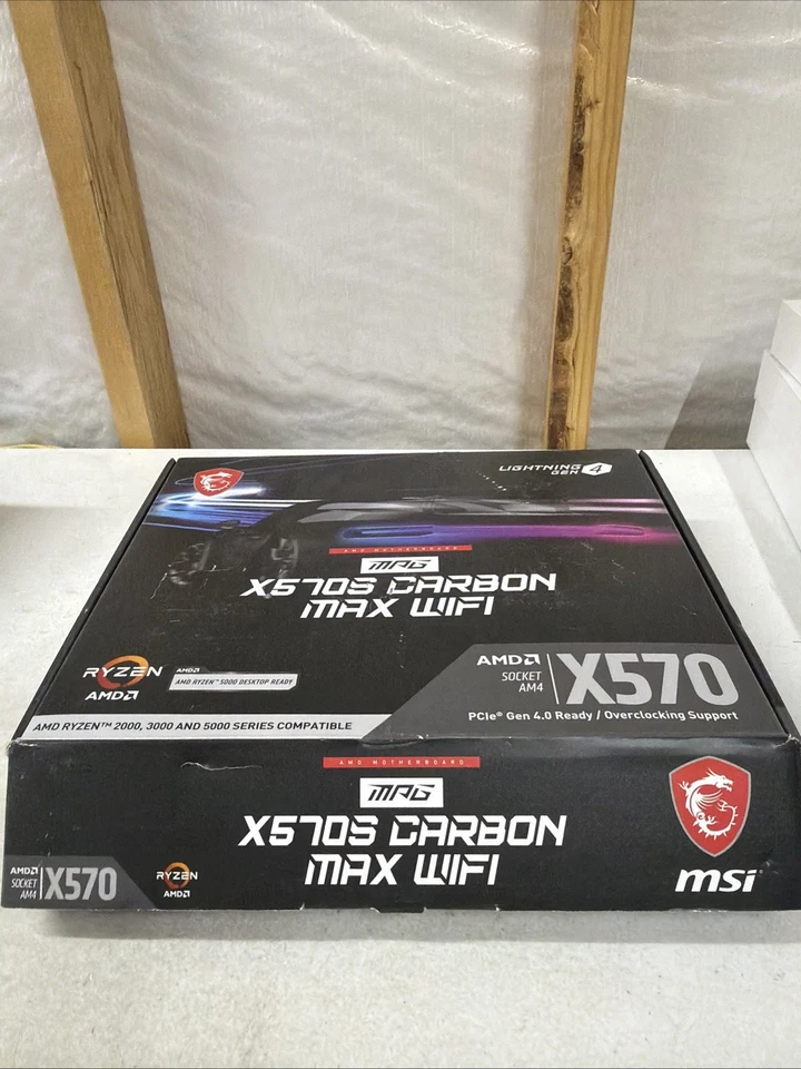 Placa madre MSI MPG X570S CARBON MAX WIFI AM4 AMD X570 USB 3.0 HDMI ATX Foto 2 de 4