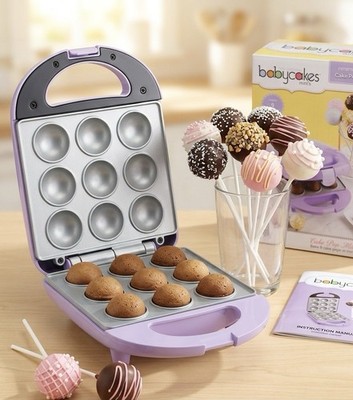 NEW Babycakes  Mini Cake Pop Maker Purple ''Sweetness Loading'' Edition (CPM-201)