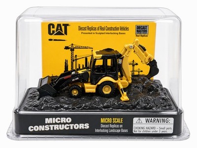 CAT 420E Backhoe Loader Micro Constructors Diecast Masters 85973 Sealed