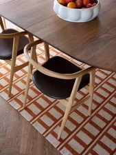 Antique Swedish Rug Rust Vintage Kilim Handmade Flat weave Boho Large Area Rug