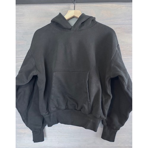 YZY Easy YEEZY x Gap S 701377-00 Doble Capa Negro Pullover Sudadera con Capucha XS