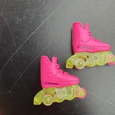 Vintage Barbie 1990s Pink Roller Blades -
