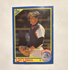 SCORE 1990 Score Matt Merullo Rookie Card #62 Chicago White Sox MLB. rookie card picture