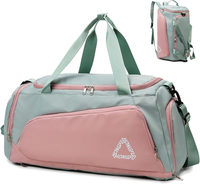 Suweir Sporttasche Damen 45L Reisetasche Mit Schuhfach Nassfach Wasserdicht Week