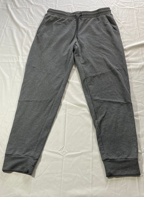 BALLY Elastic Stretch Jogger Gray Drawstring Tapered Sweatpants Men's Size Large