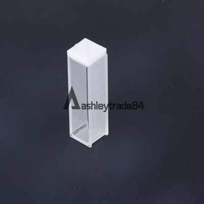 2PCS   CUVETTES WITH LIDS 10MM CELL CUVETTE WITH BOX #vn