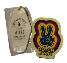 USC Dutch Bros Hotel Key & Sticker Grand Opening Saturday 11/29/25 BRAND NEW