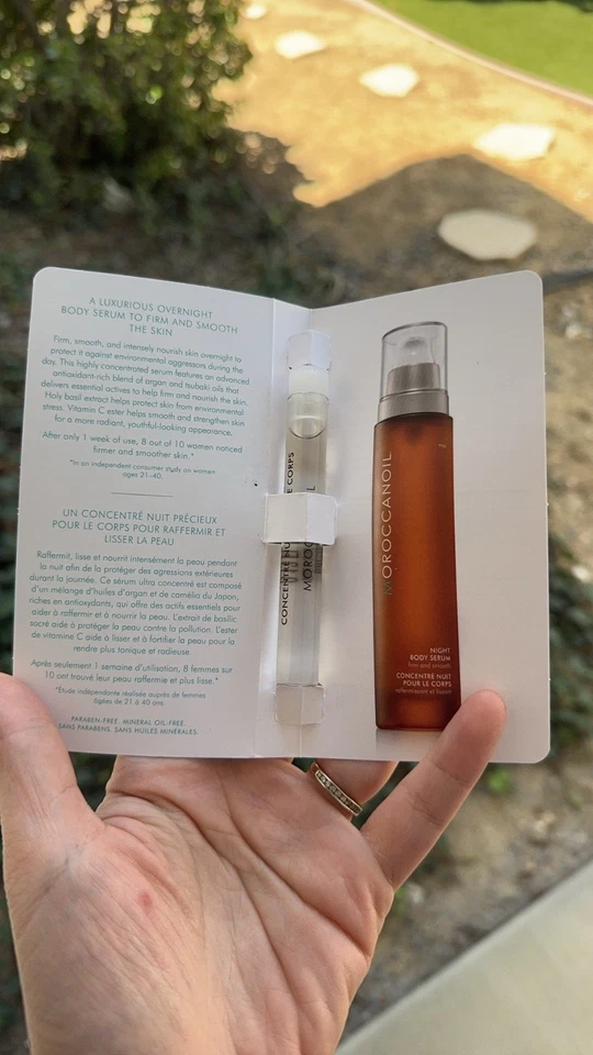 Moroccanoil Night Body Serum Deluxe Sample .13 fl oz/4ml Brand New - Image 3 of 3