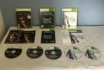 Dead Space Trilogy 1 2 & 3 Xbox 360 Spiele Bundle komplett OVP Handbücher sehr guter Zustand CIB