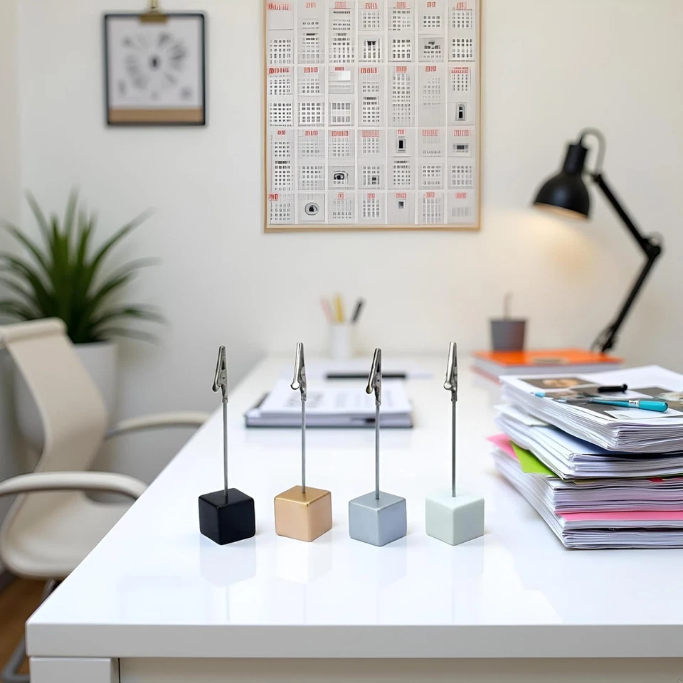 Memo-Clip-Halter Krokodilverschluss Bilder Karten Papier Notizklammern Büro - Bild 4 von 4