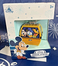 NUOVO 2025 Disney Park Skyliner Gondola TOPOLINO PLUTO DONALD DUCK Espositore Giocattolo
