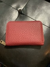 Jen  Co. Zip Around New Burgundy Wallet 5.5  X 3.5  NWOT