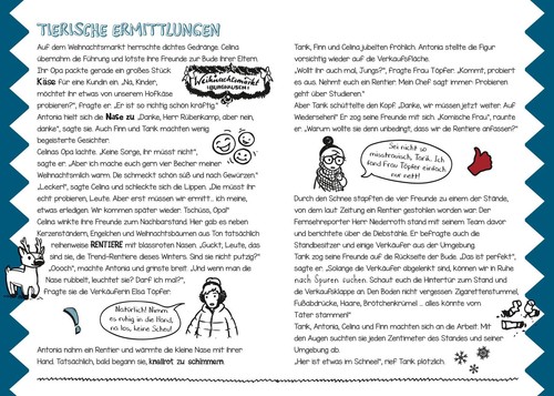 Die Bloggerbande - Rätsel auf dem Weihnachtsmarkt: Adventskalenderbuch Anne Sche - Bild 3 von 3
