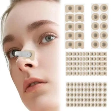 100PCS Nasal Strip Adhesive Refill Pack for Magnetic Nose Dilator