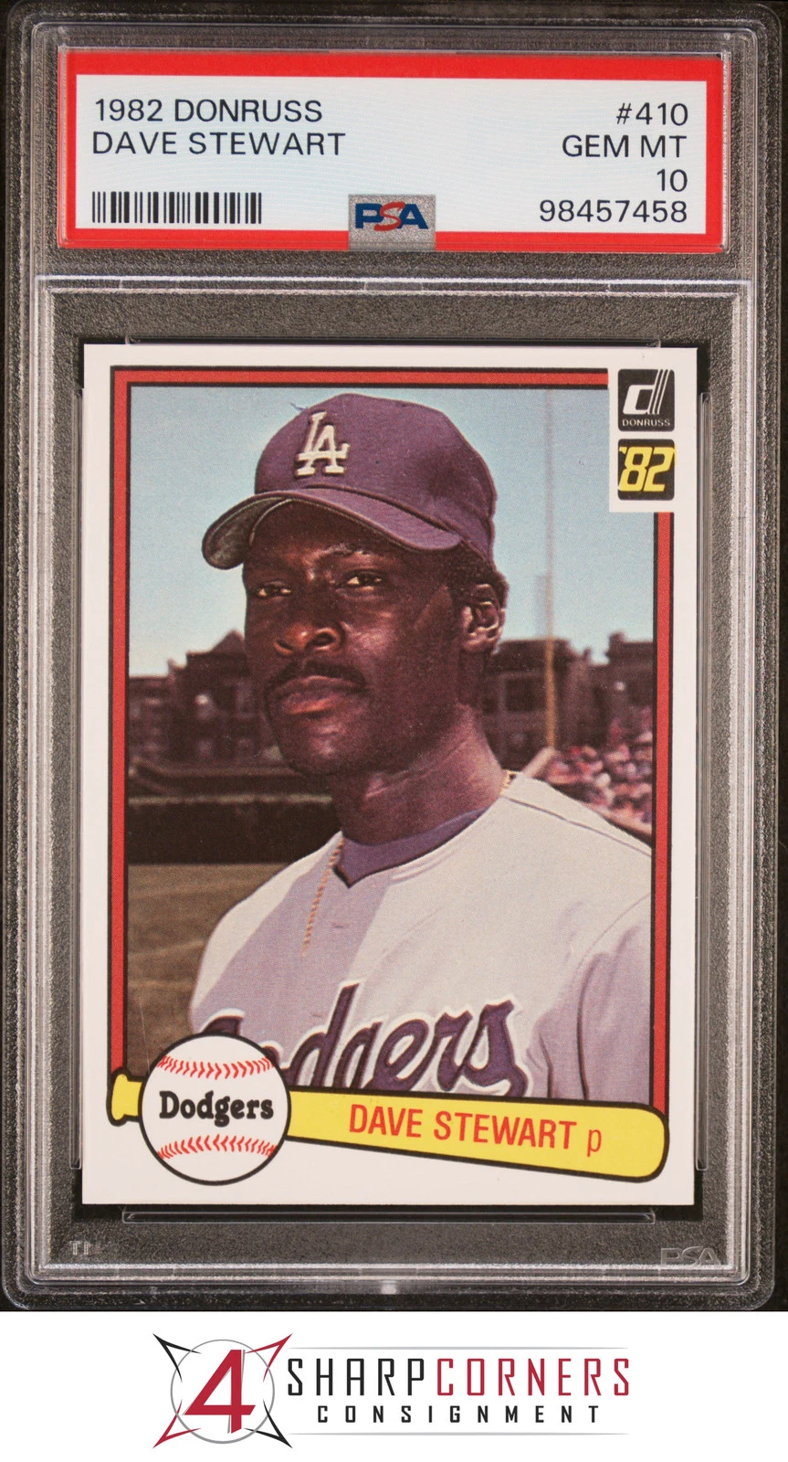 Dave Stewart trading card