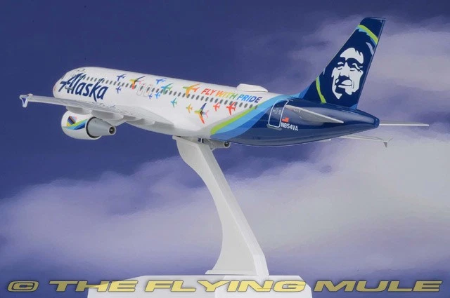 Skymarks 1:150 A320 Alaska Airlines N854VA - Image 2 of 4
