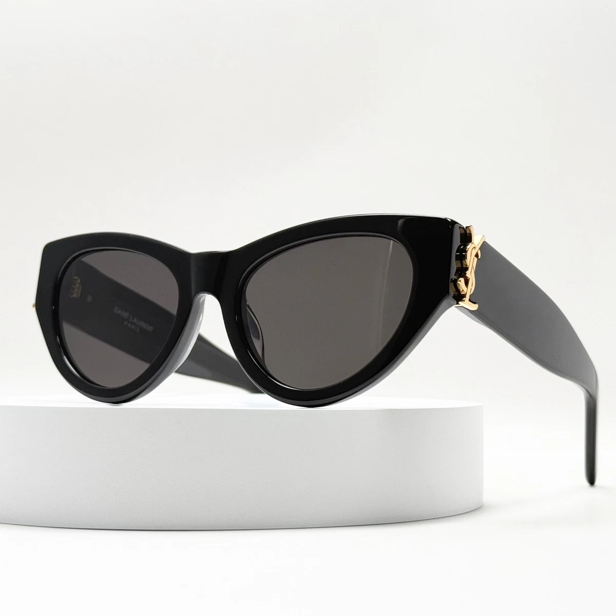YSL ブラック キャットアイ サングラス ケース付き Saint Laurent Cat Eye Sunglasses Black for Women for sale | eBay