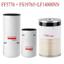 Oil Change Kit Fuel Filter Lf14000nn Ff5776 Fs19765 For Cummins Isx Replace