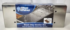 Blue Rhino Master Wood Chip Smoker Box Stainless Steel with Hinged Lid 269470