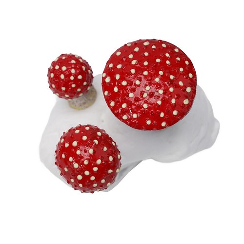 Outdoor Statues Mushroom Decorations Garden Indoor Decoration Ornaments - Picture 7 of 15