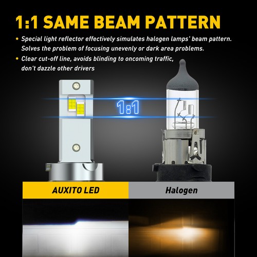 White H13 9008 LED Headlight High Low Beam Super Bright Bulbs Combo 30000LM 200W - Picture 9 of 9
