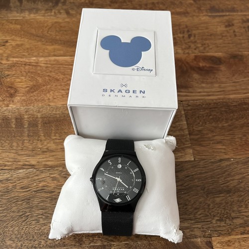 Disney Skagen Disney Cruise Line DCL schwarz Herrenuhr Mickey Mouse Walt Disney - Bild 1 von 10