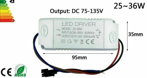 LED Driver Alimentatore Trasformatore 1w 8w 12w 18w 36w 220V uscita 12 volt 32v - Picture 18 of 18
