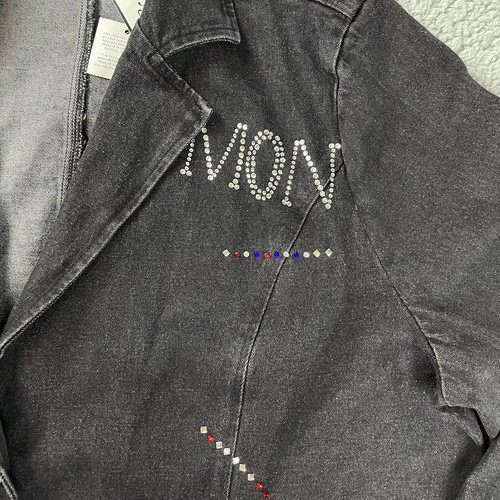 Women With Control Jacket Womens Extra Large My Wonder Collection Denim Black - Picture 5 of 12