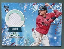 2023 Topps Holiday Holiday Relic #RC-BNA - Bo Naylor RC