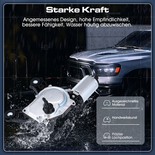 TERGICRISTALLO POSTERIORE POSTERIORE MOTORE TERGICRISTALLO DUSE PER AUDI A3 A4 B6 B7 B8 8E9955711A - Foto 8 di 21