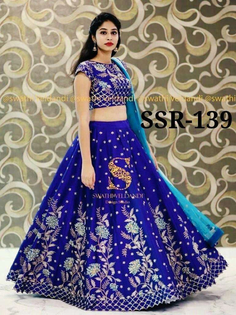 Royal blue chaniya choli cheap