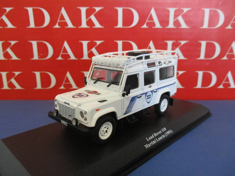 Die cast 1/43 Modellino Auto Land Rover 110 Assisenza Rally Martini Lancia 1991 - Immagine 2 di 4