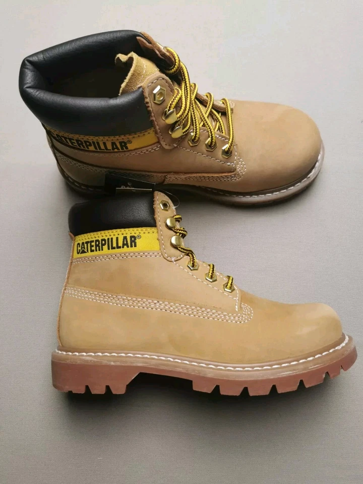 CATERPILLAR CAT Womens UK 3 Wide Colorado Honey Reset Boots BNIB Full  Leather - Image 3 of 4