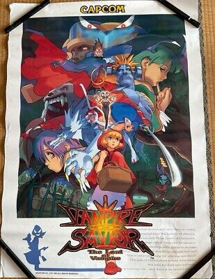 Darkstalkers B1 Novelty Poster CAPCOM From Japan Rare #7971 Darkstalkers B1 Novelty Poster CAPCOM From Japan Rare #7971