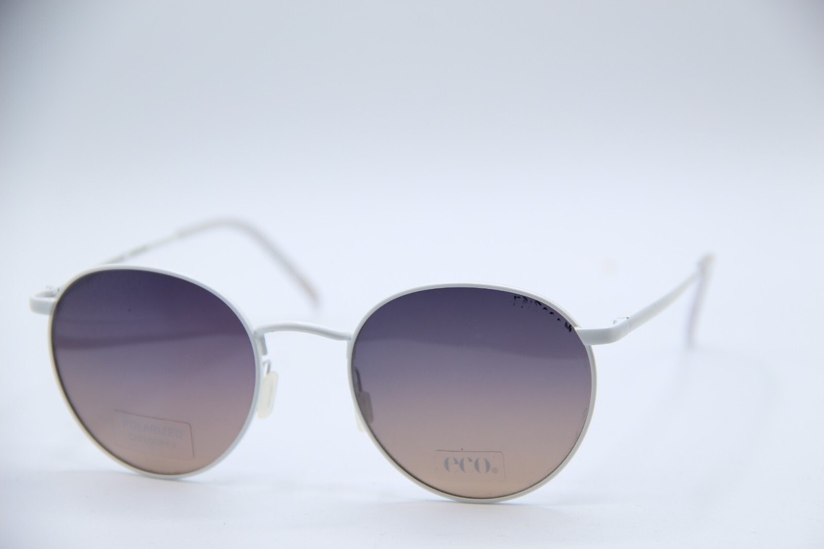 Eco Belize sunglasses NEW ECO BELIZE WHITE ROUND GRADIENT AUTHENTIC DESIGNER  main image 4