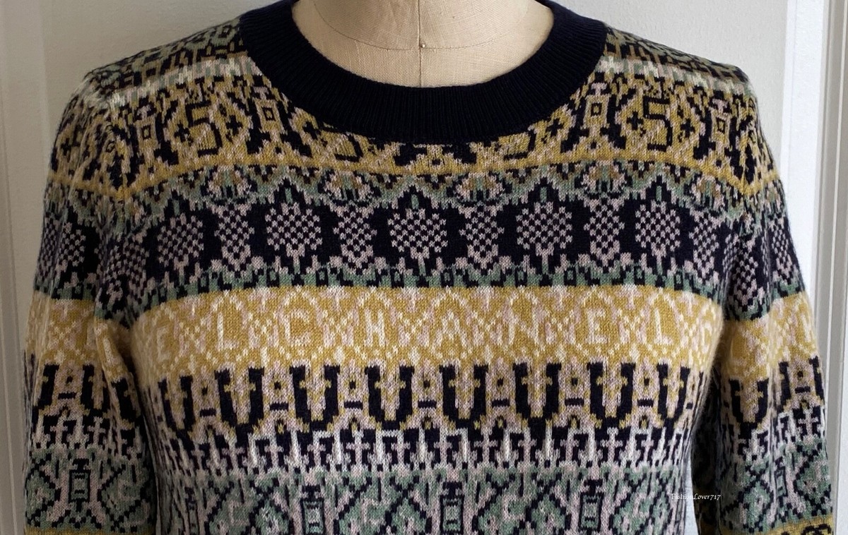 CHANEL 16A PARIS ROME RUNWAY CASHMERE MULTICOLOR CC LOGO ALL