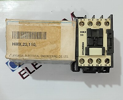 #ad HYUNDAI ELECTRIC HMX22 AUXILIRY CONTACTOR 10AMP VOLTAGE 110VAC FAST SHIPPING $92.58