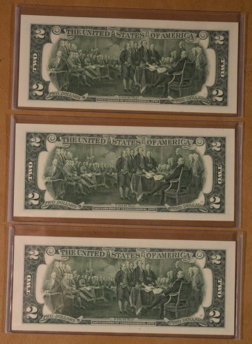 $2 United States Federal Reserve Notes - Colorized National Park - 8 Notes - Picture 3 of 7
